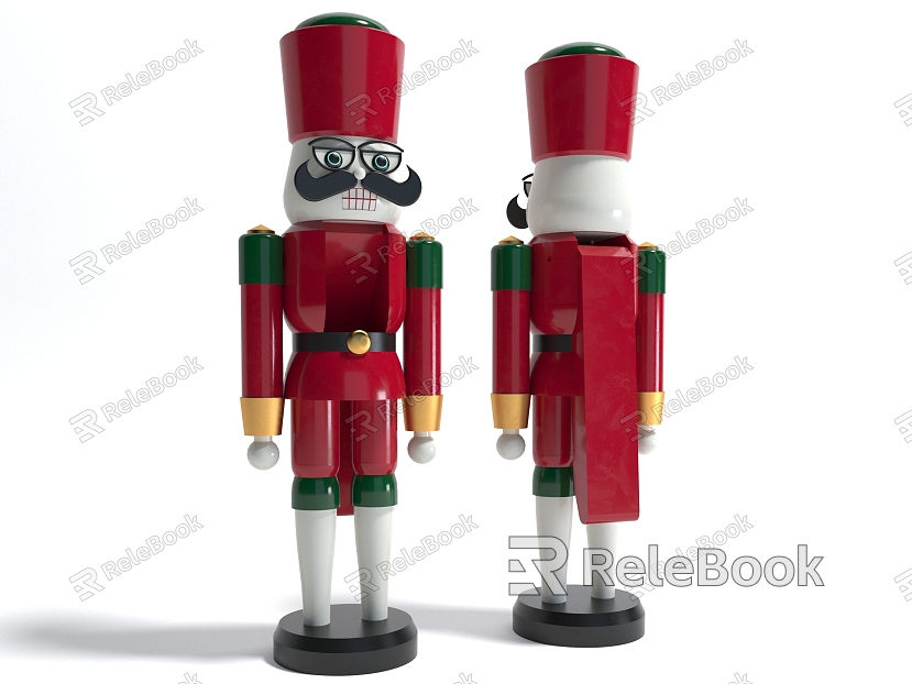 Style Toy Doll Doll Holiday Jewelry Nutcracker Doll model