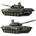 Tank 72B3 3d model