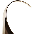 Modern Curved Gold Floor Lamp With Arched Metal Structure For Living Room Decor