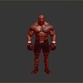 Muay Thai Tyson Free Fight Fighting Athlete Muay Thai Athlete Boxer Boxer Athlete 3d model