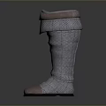 Daily Living Supplies Metal Mesh Boots With Decorative Cuffs And Metal Toe Caps