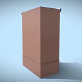 Cartoon Multi Story Apartment Building Featuring Pink Exterior Black Fire Escape Windows And Shop Design