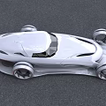 Mercedes Benz Futuristic Concept Car With Sleek Body And Unique Wheels