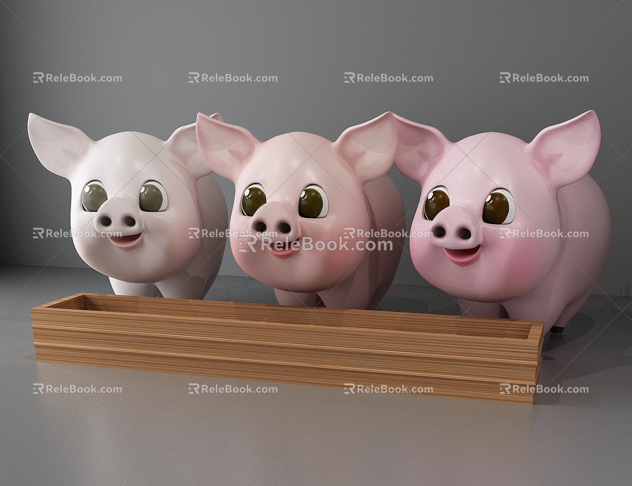 Modern Toy Year of the Pig 3d model