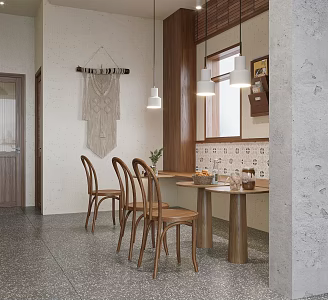 Modern Bakery Rest Area 3d model