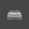 Sleek Modern Hatchback Car With Gray Body Black Roof And Sporty Alloy Wheels