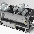 Heavy Duty Industrial Equipment Featuring Dual Motors And Metal Frame Structure