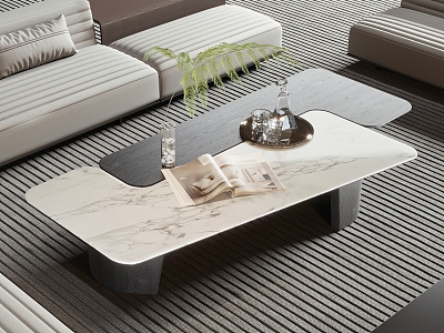 Modern coffee table 3d model