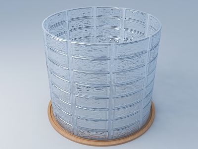 Modern glass 3d model