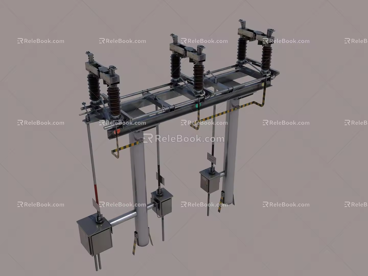power station isolating switch isolating switch 3d model