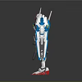 Mech Warrior Mech Soldier Machine Battlearm Mechanical Battlearm Machine Fighter Robot 3d model