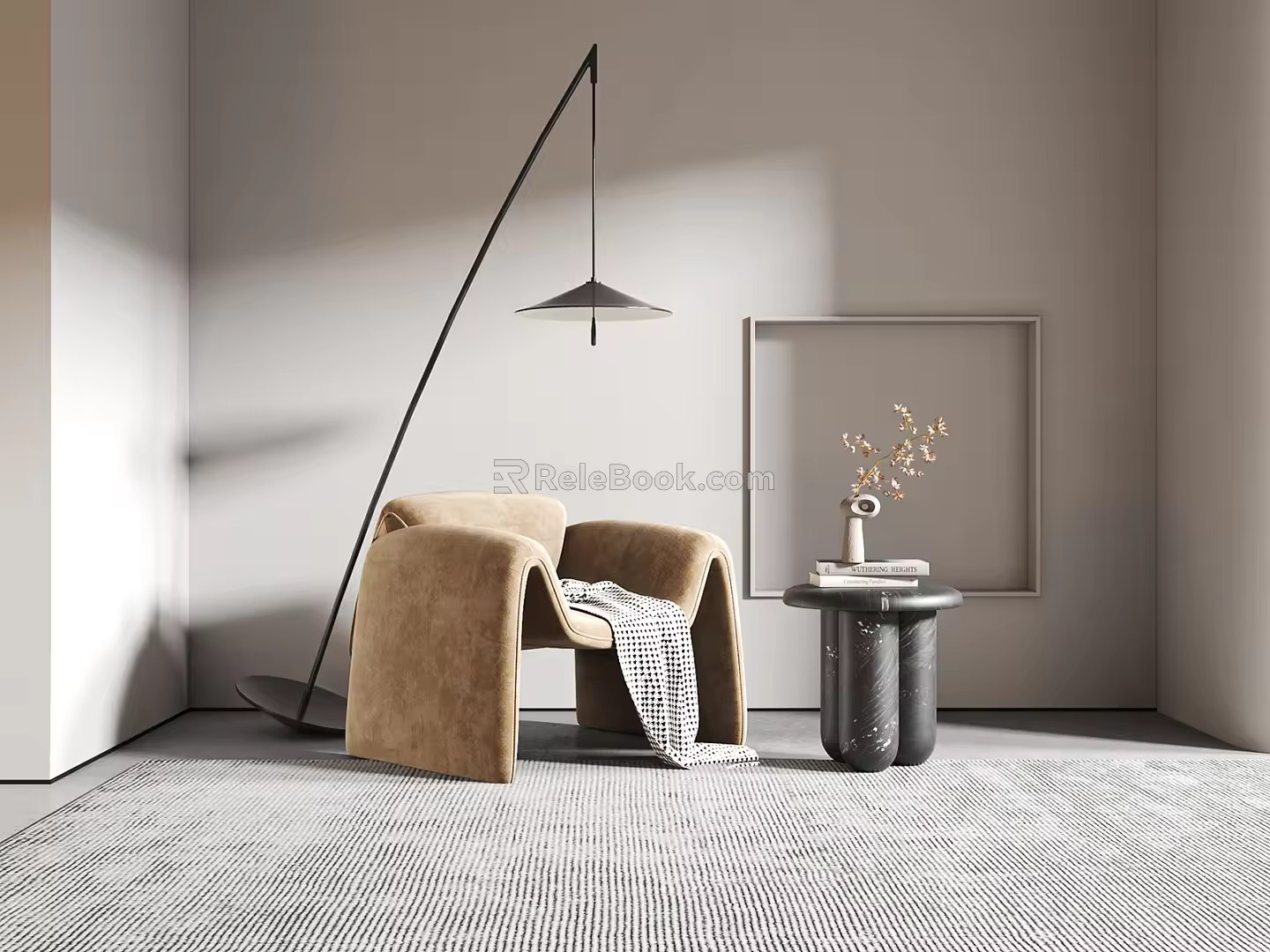 Modern single sofa 3d model