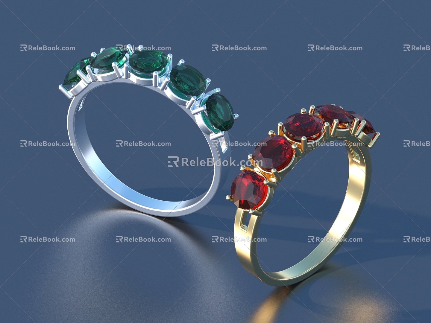 Ring Diamond Ring Gem Ring 3d model