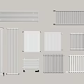 Various Styles of Radiators in Modern and Classic Designs for Home Heating
