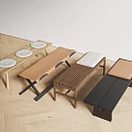 Bench combination 3d model