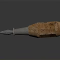 Modern screwdriver flat screwdriver 3d model