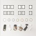 Modern Downlights And Spotlights With Multiple Styles And Decorative Configurations For Home