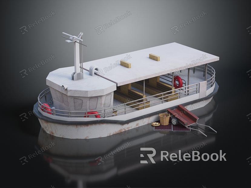 Modern Cruise Ferry Ferry model