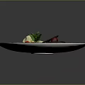 Delicious Chocolate Dessert With Vanilla Ice Cream Fresh Strawberries And Mint Leaf