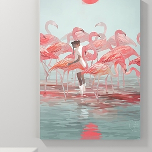 Decorative Painting Landscape Painting Abstract Painting Figure Painting Animal Painting 3d model