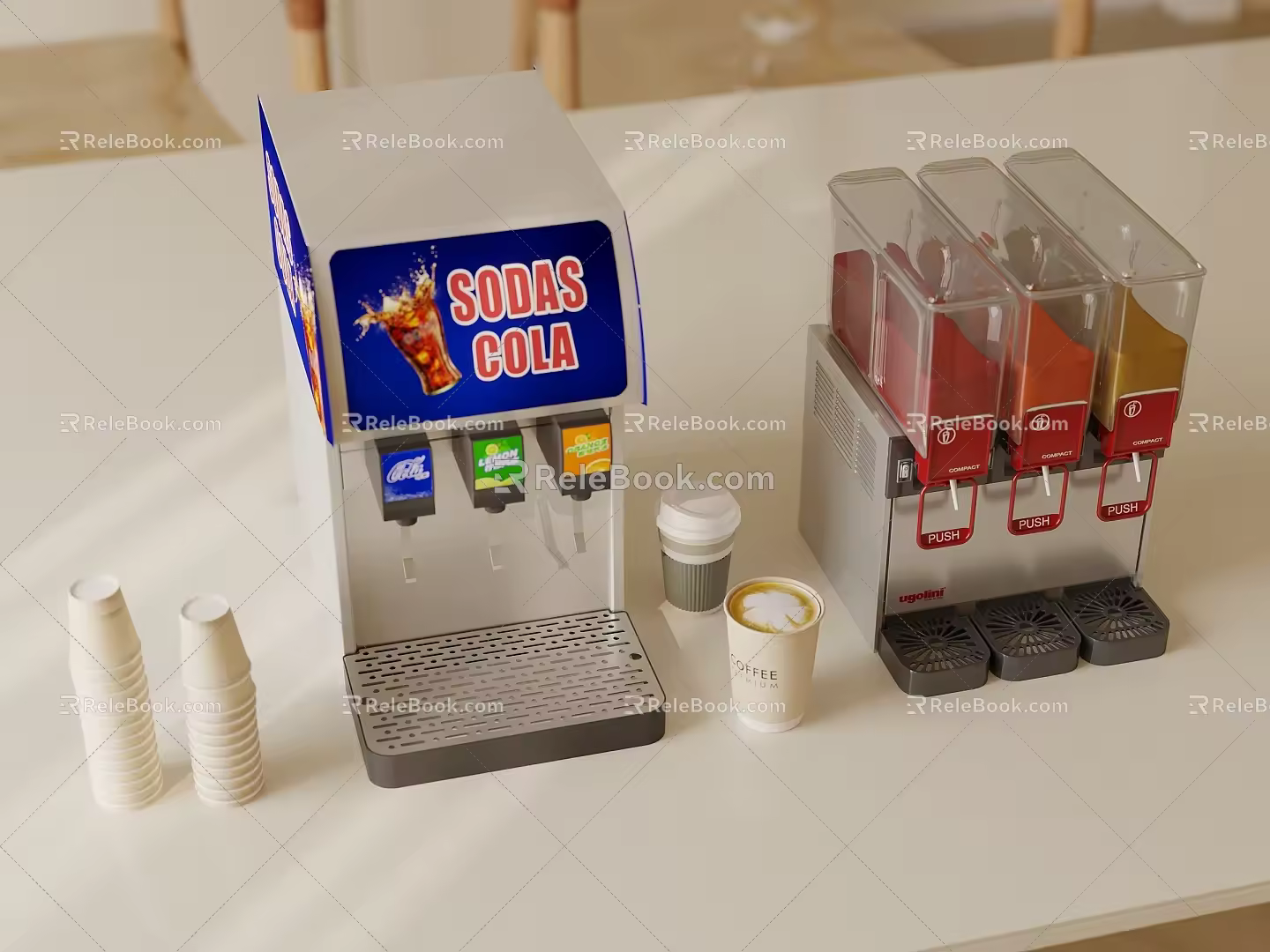 juice machine beverage machine 3d model