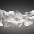 modern chandelier lobby chandelier 3d model