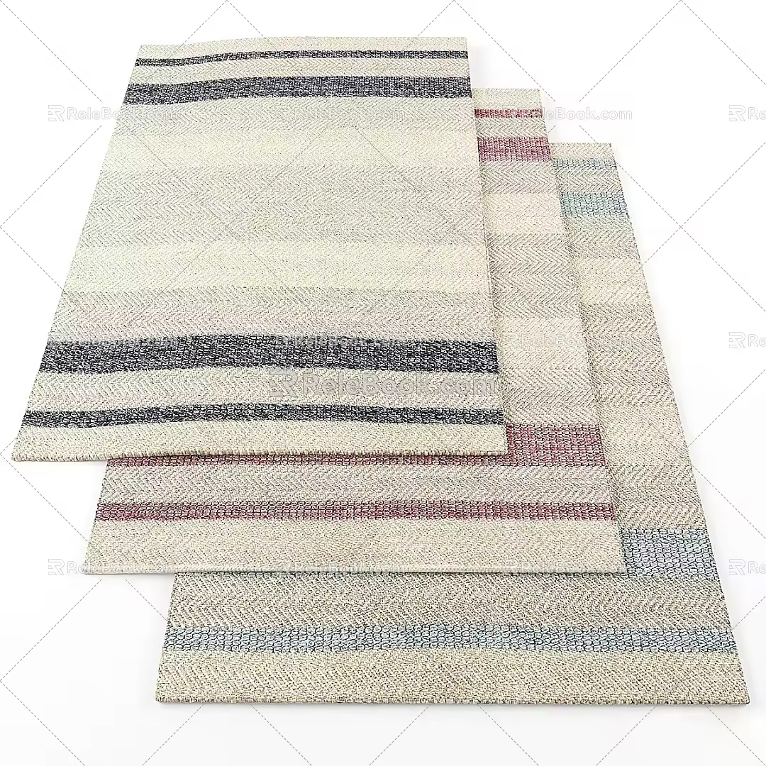 Square carpet 3d model
