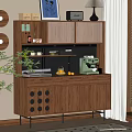 Middle Style Sideboard 3d model