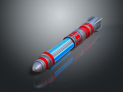 Rocket rocket launcher to air weapon to air missile shoulder missile shoulder rocket 3d model