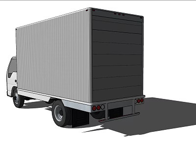 Modern Truck Trailer Truck 3d model