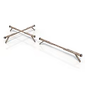 Durable Metal Cross Support Bars For Furniture Assembly And Structural Use