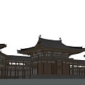 New Chinese Style Landscape Corridor Landscape Corridor Chinese Style Corridor Chinese Style Pavilion 3d model