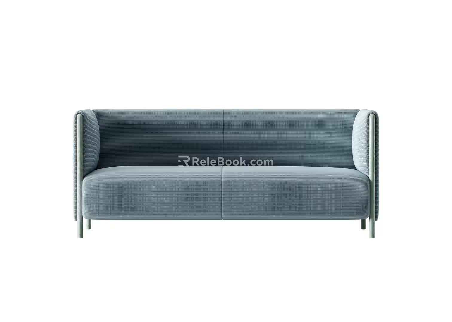 Modern double sofa multiplayer sofa 3d model