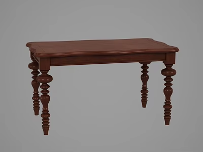 Jane European dining table 3d model