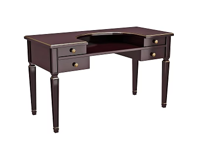 American Makeup Table 3d model American Makeup Table 3d model