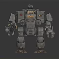 Modern Robot Warrior Mechanical Combat Police Mechanical Armor 3d model