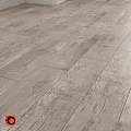 Light Gray Wooden Flooring With Herringbone Pattern And Natural Wood Grain