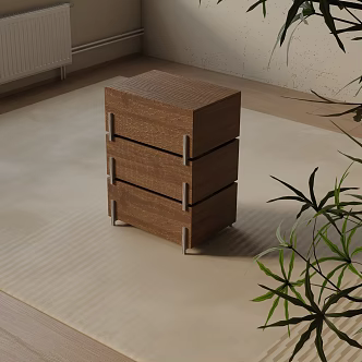 Modern Locker 3d model
