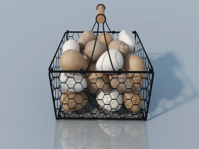 Flower Pot Ornaments Fruit Ornaments Utensils 3d model