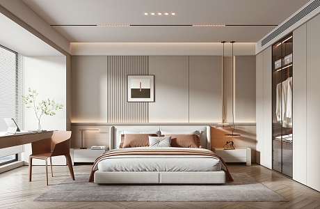 Modern Bedroom 3d model