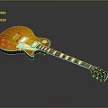 Glossy Amber Sunburst Electric Guitar With Mahogany Neck And Steel Strings