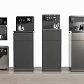 Modern Household Appliances With Various Standing Designs And Black Gray Modern Finishes