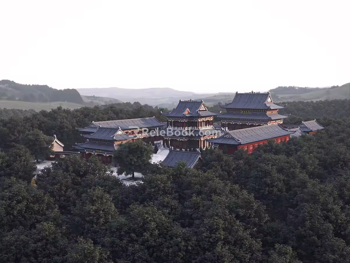 Temple Planning and Design Temple 3D Model 3d model
