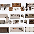 Modern Stylish Sofa and Coffee Table Set with Various Designs and Comfortable Cushions