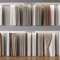 Two Tone And Three Tone Panel Curtains With Neutral Color Combinations For Home Decor