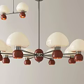 Jellyfish type multi-head chandelier wall lamp 3d model