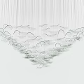 Modern chandelier 3d model