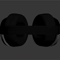 Modern Black Over Ear Headphones With Comfortable Ear Cushions And Metallic Accents