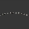 Industrial Metal Bolts Arranged In A Line For Machinery And Equipment Use