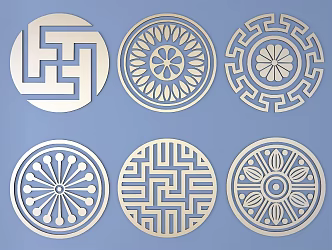Chinese Metal Carving 3d model